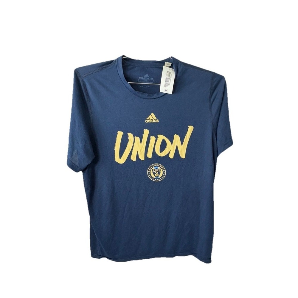 NWOT Philadelphia Union Adidas T-Shirt Navy Size Womens Large‎ Creater Tee